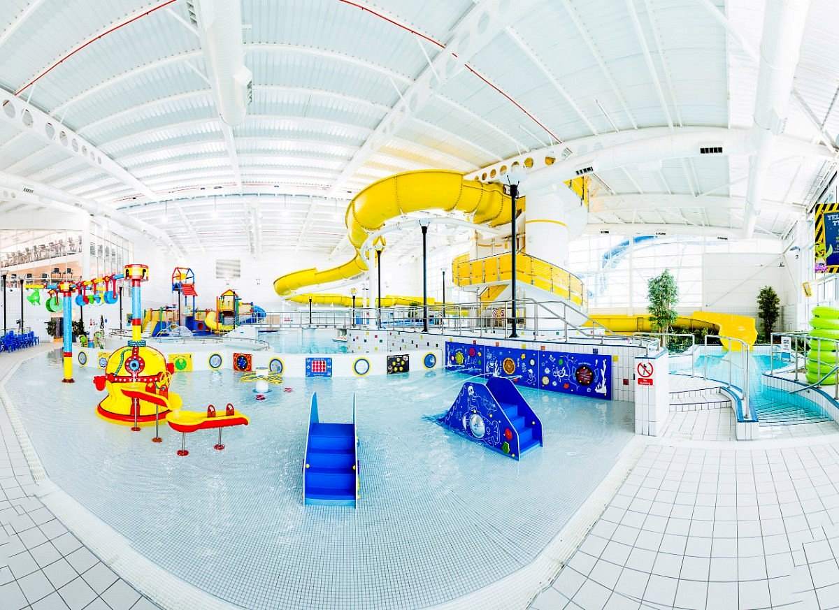 indoor water park with slides and play zones, one of the fun gold coast attractions for families and kids