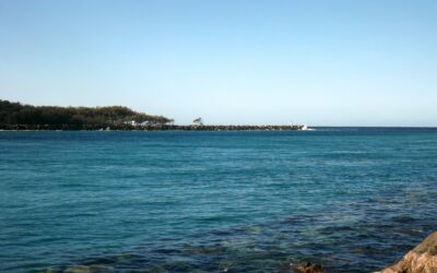 A Seaway day: Wave Break Island and the Spit from Biggera Waters